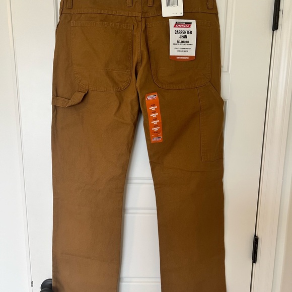 Dickies Tan Carpenter Jeans 32x30 Relaxed Fit - Fits Over Boots - New w/ Tags - Picture 2 of 10